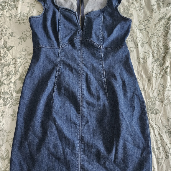 Free People Dresses & Skirts - Free People Lia Denim Bodycon Mini Dress